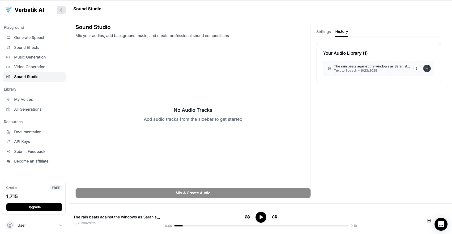 Audio Library
